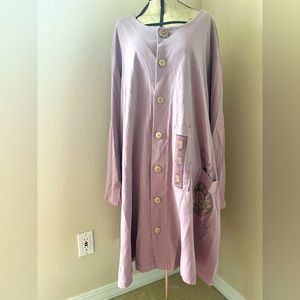 Blue Fish original hand printed organic cotton duster